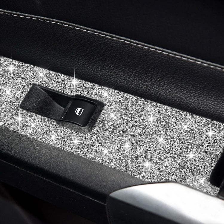 For Ford Mustang 2015-2020 Car Door Lift Panel B Diamond Decoration Sticker, Door Lift Panel B Left Drive, Door Lift Panel B Right Drive