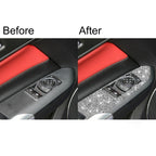 For Ford Mustang 2015-2020 Car Door Lift Panel B Diamond Decoration Sticker, Door Lift Panel B Left Drive, Door Lift Panel B Right Drive