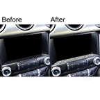 Car Multimedia Lower Frame Diamond Decoration Sticker, Left and Right Drive, Multimedia Lower Frame