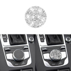 Car Central Control Knob Diamond Decoration Sticker, Left and Right Drive, Central Control Knob