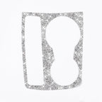 Car Water Cup Holder Diamond Decoration Sticker, Left and Right Drive, Water Cup Holder