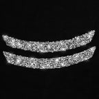 For Nissan 350Z 2003-2009 2pcs Car Air Outlet Diamond Decorative Sticker,Left and Right Drive Universal, Car Air Outlet