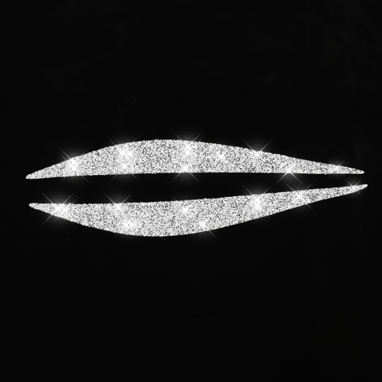 Car Lamp Eyebrow Diamond Decoration Sticker, Left and Right Drive, For BMW Series 3 G20 G28 2019-2020