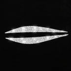 Car Lamp Eyebrow Diamond Decoration Sticker, Left and Right Drive, For BMW Series 3 G20 G28 2019-2020