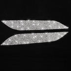 Car Lamp Eyebrow Diamond Decoration Sticker, Left and Right Drive, Lamp Eyebrow