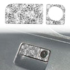 For Nissan 350Z 2003-2009 Car Rear Storage Box Lock Diamond Decorative Sticker, Right Drive, Car Rear Storage Box Lock, Right Drive