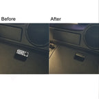 For Nissan 350Z 2003-2009 Car Rear Storage Box Lock Diamond Decorative Sticker, Right Drive, Car Rear Storage Box Lock, Right Drive