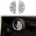 Car Door Inner Handle Diamond Decoration Sticker, Left and Right Drive, For BMW Mini Cooper R55