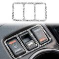 Car Central Control Heating Button Frame Diamond Decoration Sticker, Left and Right Drive, Central Control Heating Button Frame