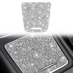 Car Central Control Storage Box Cover Diamond Decoration Sticker, Left and Right Drive, Central Control Storage Box Cover
