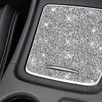 Car Central Control Storage Box Cover Diamond Decoration Sticker, Left and Right Drive, Central Control Storage Box Cover