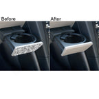 For Nissan 350Z 2003-2009 Car Passenger Storage Box Latch Diamond Decorative Sticker, Right Drive, Car Passenger Storage Box Latch, Right Drive