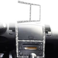 For Nissan 350Z 2003-2009 Car Navigation Frame Diamond Sticker,Left and Right Drive Universal, Car Navigation Frame