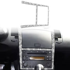 For Nissan 350Z 2003-2009 Car Navigation Frame Diamond Sticker,Left and Right Drive Universal, Car Navigation Frame