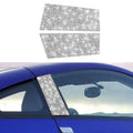 For Nissan 350Z 2003-2009 2pcs Car B Pillar Diamond Sticker,Left and Right Drive Universal, Car B Pillar