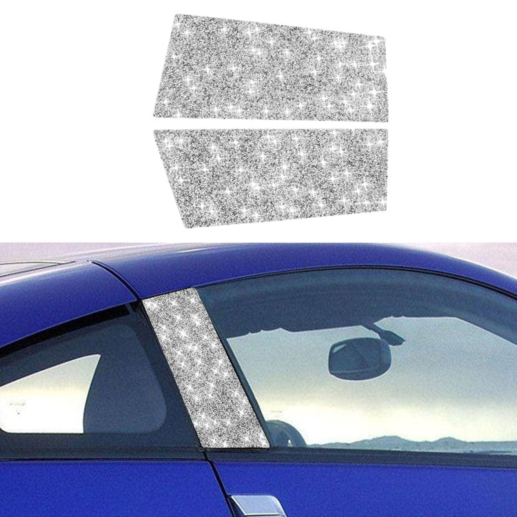 For Nissan 350Z 2003-2009 2pcs Car B Pillar Diamond Sticker,Left and Right Drive Universal, Car B Pillar