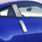 For Nissan 350Z 2003-2009 2pcs Car B Pillar Diamond Sticker,Left and Right Drive Universal, Car B Pillar