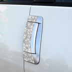 For Nissan 350Z 2003-2009 6pcs Car Door Outer Handle Diamond Decorative Sticker, Left Drive, Car Door Outer Handle, Left Drive