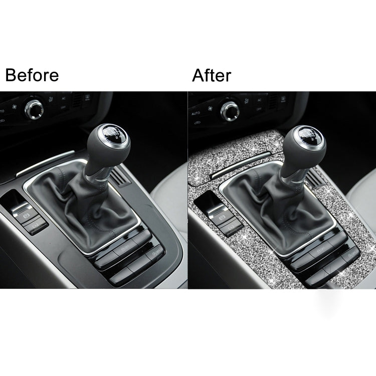 Car Gear Panel A Diamond Decoration Sticker, Left and Right Drive, Gear Panel A