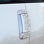 For Nissan 350Z 2003-2009 6pcs Car Door Outer Handle Diamond Decorative Sticker, Right Drive, Car Door Outer Handle, Right Drive