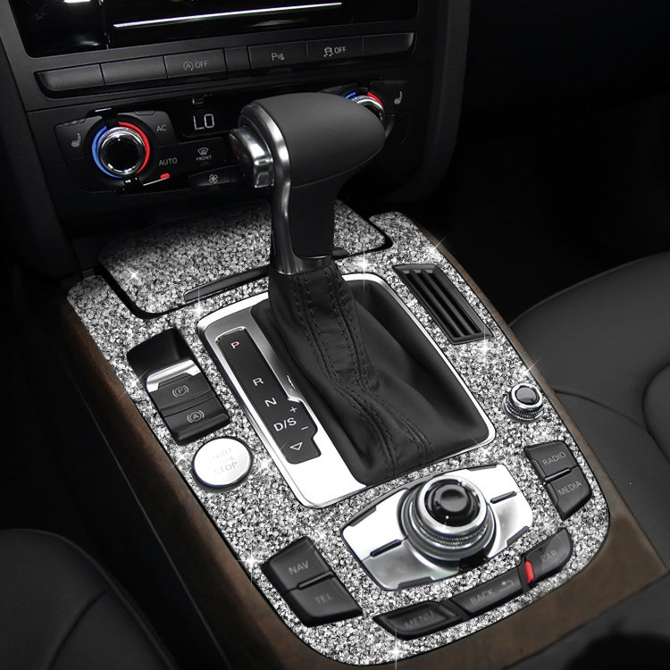 Car Gear Panel C Diamond Decoration Sticker, Left and Right Drive, Gear Panel C