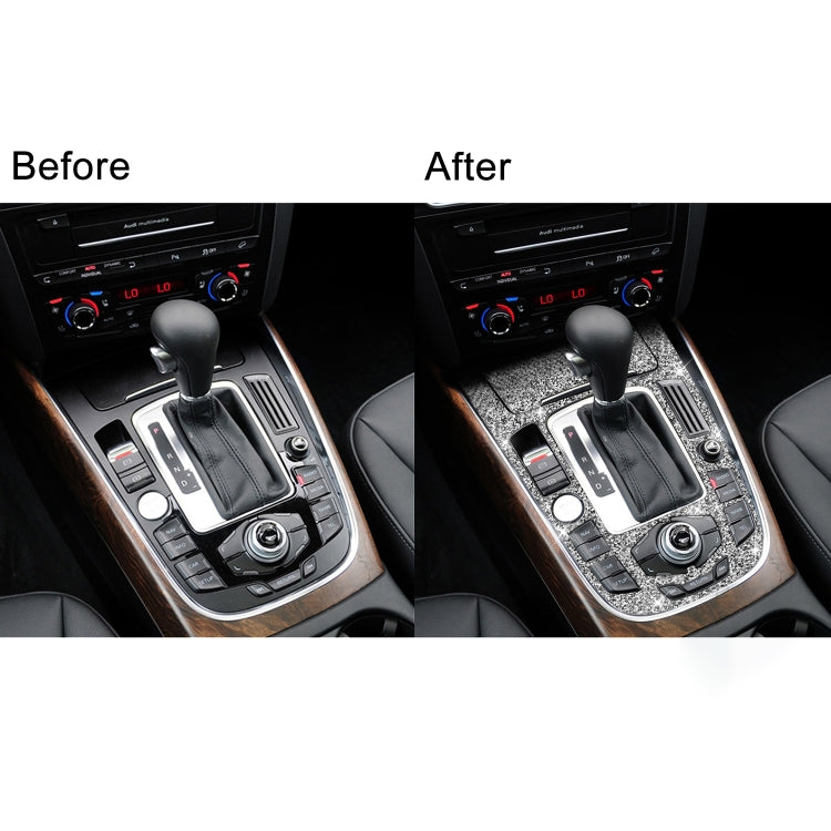 Car Gear Panel D Diamond Decoration Sticker, Left and Right Drive, Gear Panel D