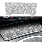 Car Storage Cigarette Lighter Panel Diamond Decoration Sticker, Left and Right Drive, Storage Cigarette Lighter Panel
