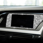 For Audi A4 / A5 / Q5 Car Navigation Inner Frame Diamond Decoration Sticker, Navigation Inner Frame Right Drive, Navigation Inner Frame Left Drive