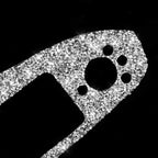For Audi A4 / A5 / Q5 Car Door Lift Control Panel Diamond Decoration Sticker, Left Drive High Configured, Right Drive High Configured