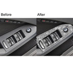 For Audi A4 / A5 / Q5 Car Door Lift Control Panel Diamond Decoration Sticker, Left Drive High Configured, Right Drive High Configured