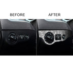 For Dodge Charger 2011-2014 Car Headlight Switch Diamond Decorative Sticker, Left-hand Drive, Headlight Switch