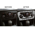 For Dodge Charger 2011-2014 Car AC Control CD Panel Diamond Decorative Sticker, Left-hand Drive, AC Control CD Panel