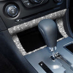 For Dodge Charger 2011-2014 Car Storage Box Frame Diamond Decorative Sticker, Left-hand Drive, Storage Box Frame