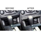For Dodge Charger 2011-2014 Car Storage Box Frame Diamond Decorative Sticker, Left-hand Drive, Storage Box Frame