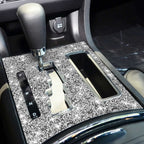 For Dodge Charger 2011-2014 Car Automatic Shift Panel Diamond Decorative Sticker, Left-hand Drive, Automatic Shift Panel