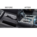 For Dodge Charger 2011-2014 Car Automatic Shift Panel Diamond Decorative Sticker, Left-hand Drive, Automatic Shift Panel