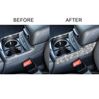 For Dodge Charger 2011-2014 Car Cup Holder Armrest Outside Diamond Decorative Sticker, Left-hand Drive, Cup Holder Armrest Outside