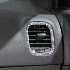 For Dodge Charger 2011-2014 Car Front Passenger Seat Air Vent Diamond Decorative Sticker, Left-hand Drive, Front Passenger Seat Air Vent