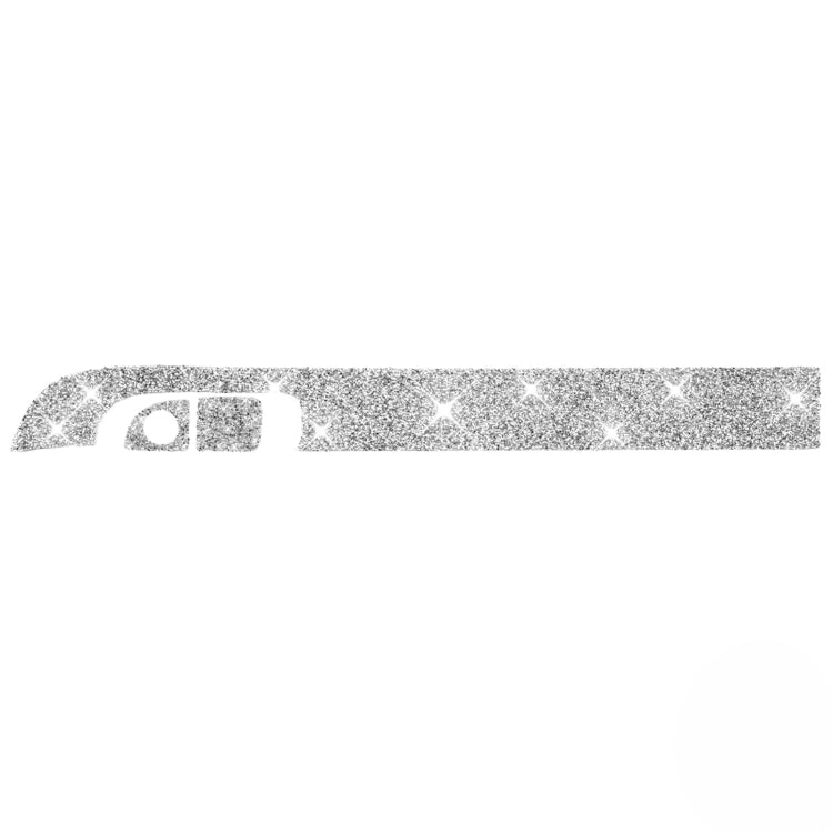 For Dodge Charger 2011-2014 3pcs/Set Car Front Passenger Seat Storage Box Handle Diamond Decorative Sticker, Left-hand Drive, 3pcs/Set Front Passenger Seat Storage Box Handle