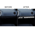 For Dodge Charger 2011-2014 3pcs/Set Car Front Passenger Seat Storage Box Handle Diamond Decorative Sticker, Left-hand Drive, 3pcs/Set Front Passenger Seat Storage Box Handle
