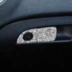For Dodge Charger 2011-2014 2pcs/Set Car Front Passenger Seat Storage Box Handle Diamond Decorative Sticker, Left-hand Drive, 2pcs/Set Front Passenger Seat Storage Box Handle