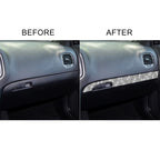 For Dodge Charger 2011-2014 Car Front Passenger Seat Storage Box Diamond Decorative Sticker, Left-hand Drive, Front Passenger Seat Storage Box