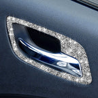 For Dodge Charger 2011-2014 Car Door Handle A Diamond Decorative Sticker, Left-hand Drive, Door Handle A