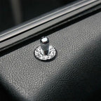 For Dodge Charger 2011-2014 Car Door Lock Ring Diamond Decorative Sticker, Left-hand Drive, Door Lock Ring