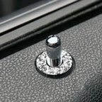 For Dodge Charger 2011-2014 Car Door Lock Ring Diamond Decorative Sticker, Left-hand Drive, Door Lock Ring