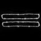 For Dodge Charger 2011-2014 Car Window Defogger Air Vent Diamond Decorative Sticker, Left-hand Drive, Window Defogger Air Vent