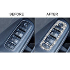 For Dodge Charger 2011-2014 5pcs/Set Car Window Lift Button Diamond Decorative Sticker, Left-hand Drive, Window Lift Button