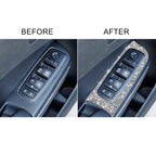 For Dodge Charger 2011-2014 4pcs/Set Car Window Lift Panel Diamond Decorative Sticker, Left-hand Drive, 4pcs/Set Window Lift Panel