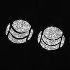 For Nissan 350Z 2006-2009 10pcs Car Left and Right Exhaust Port Diamond Sticker,Left and Right Drive Universal, Car Left and Right Exhaust Port