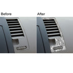 For Nissan 350Z 2006-2009 Car Center Ventilation Exhaust Outlet Diamond Sticker,Left and Right Drive Universal, Car Center Ventilation Exhaust Outlet